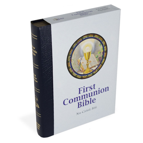 NCB First Communion Bible with packaging