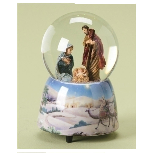 Holy Family Musical Waterglobe 5IN