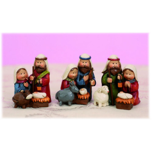 Mini Resin Nativity 3Asst