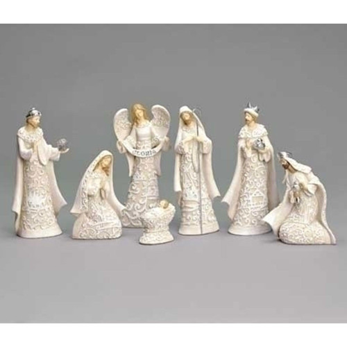 7-Piece Nativity Set - 7.5"H