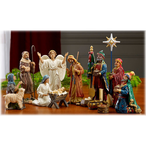 Irish Celtic Nativity Set