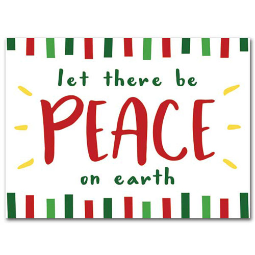 Let There Be Peace on Earth Christmas Card