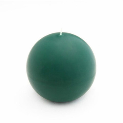 Green Ball Candle Set of 4