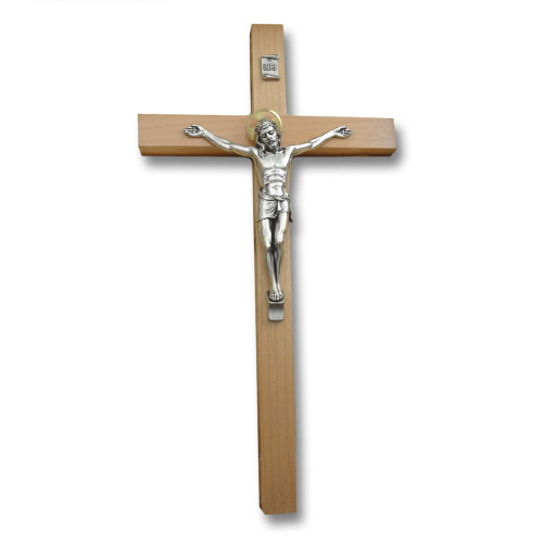 Salerni Maple Crucifix 12IN