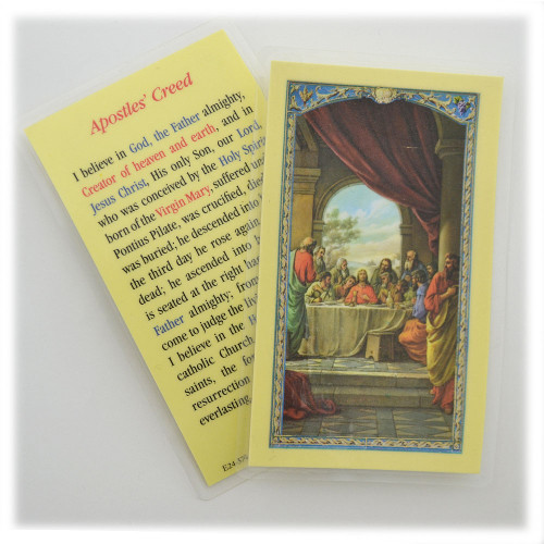 Apostles Creed, Laminated Holy Card