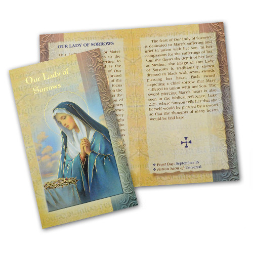 Lady of Sorrows Mini Lives Prayer Pamphlet