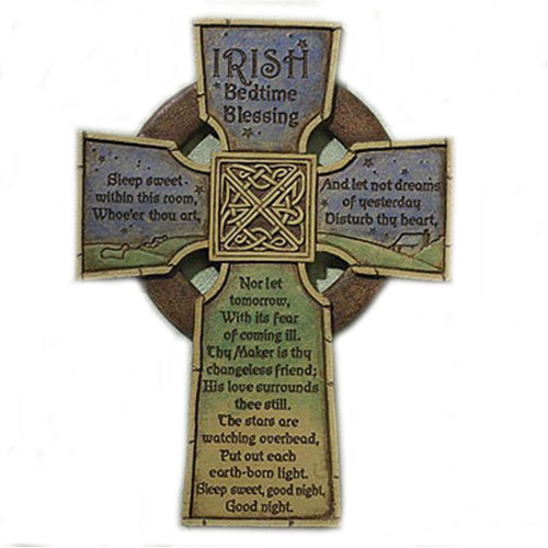 Irish Bedtime Prayer Cross