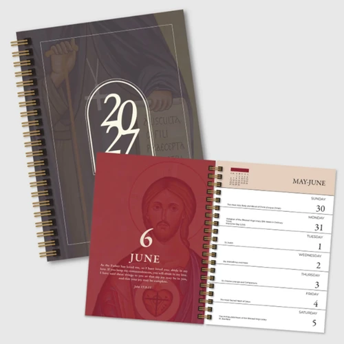 2027 Cover of the Altar + Home Liturgical Icon Desk Calendar