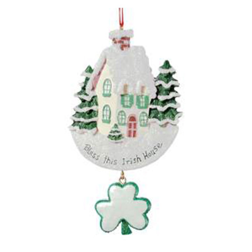 Bless This Irish House Ornament