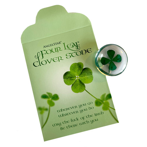 4 Leaf Clover Pocket Stone