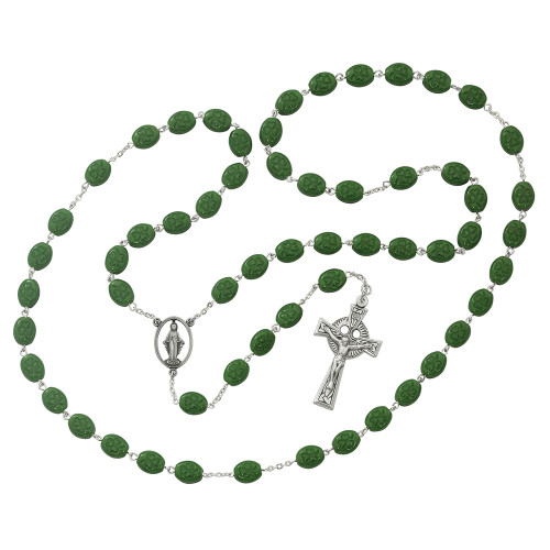 Shamrock Rosary Beads