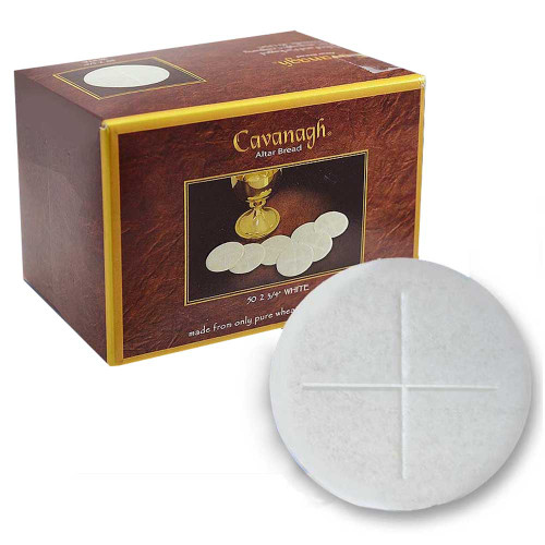 2-3/4" White Altar Bread Box of 50