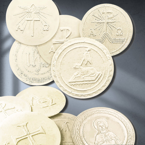 2-7/8" Traditional Priest Hosts Bag of 100