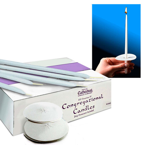 CA 9" Stearine Candle Box/100