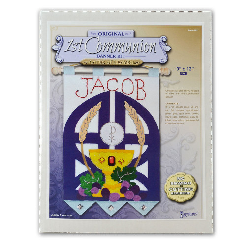 First Communion Banner Kit for Boys