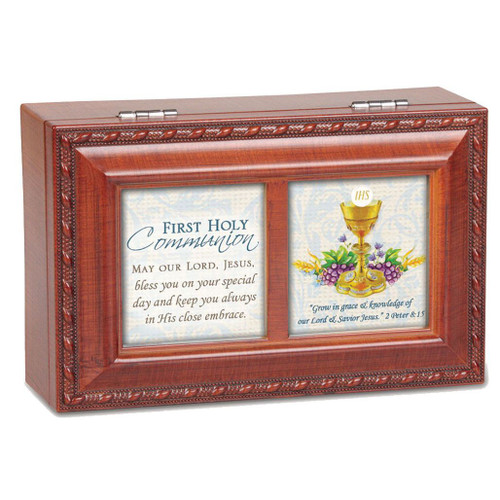 Ave Maria Petite Wood-Look Music Box