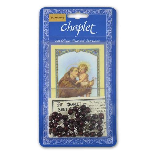 Chaplet St Anthony 14IN 13 Decades OF 3 Beads