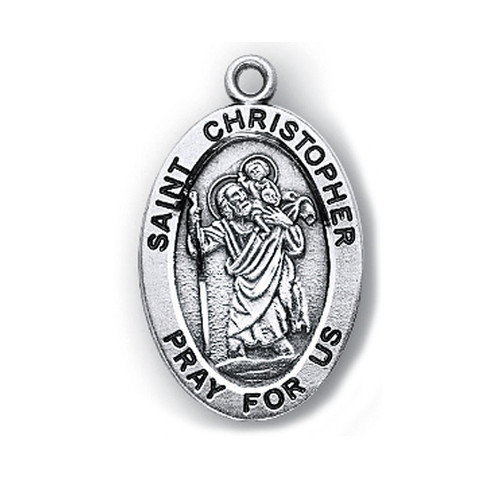 Saint Christopher Necklace – Set & Stones