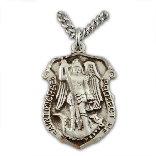 st michael necklace