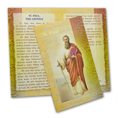 St. Paul Folded Holy Card
