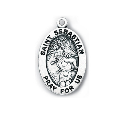 Saint sebastian store necklace