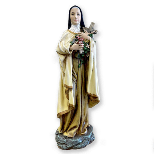 St Therese 10 Inch Resin Statue