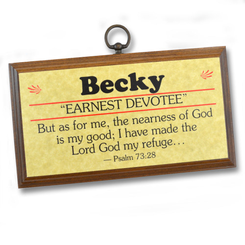 Personalized First Name Plaque St. Patrick's Guild