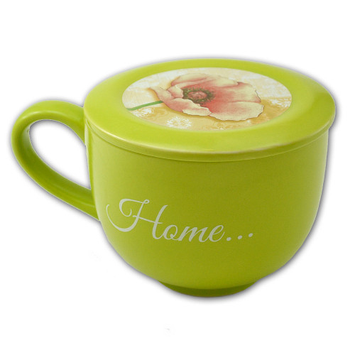Home Soup Mug with Coaster Lid