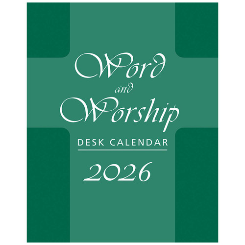 Word & Worship Desk Calendar Current Year