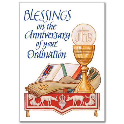 Anniversary of Ordination Card