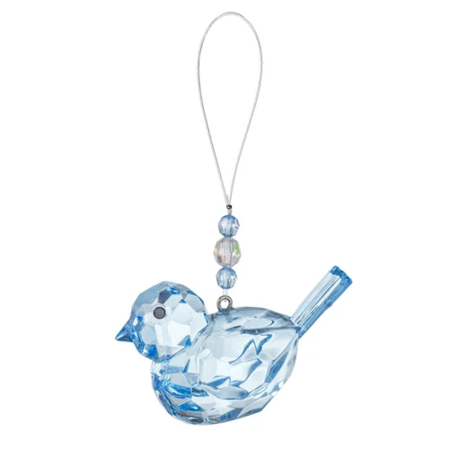 Blue Bird Christmas Ornament Acrylic