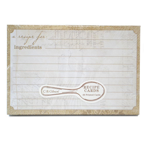 Recipe Cards 4x6