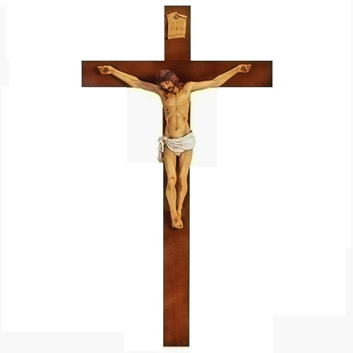 Fontanini Woodtone Crucifix 40IN