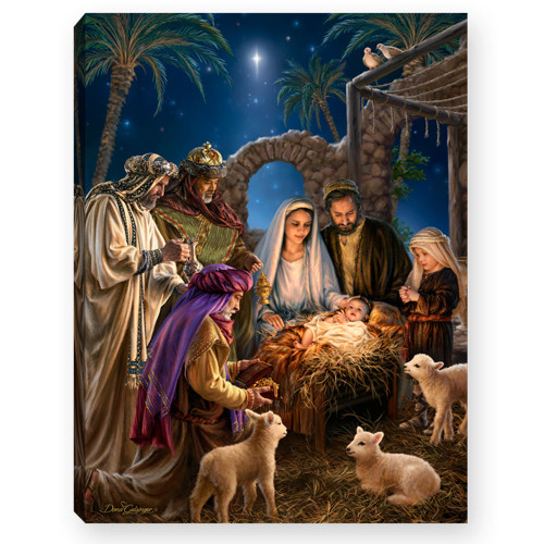 Nativity Lited Mini Easel Nativity Lited Mini Easel