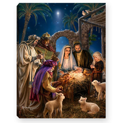 Nativity Lited Mini Easel