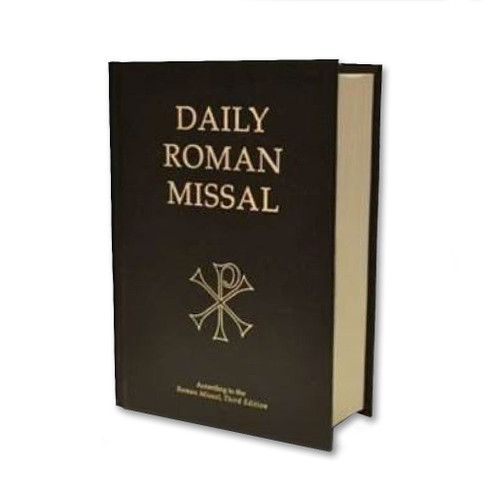 Rev. 7th Edition Daily Roman Missal with Black Hardcover front cover