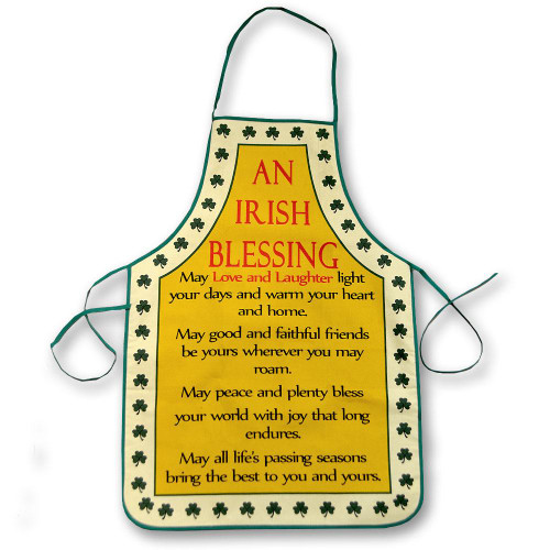Irish Blessing Apron Design