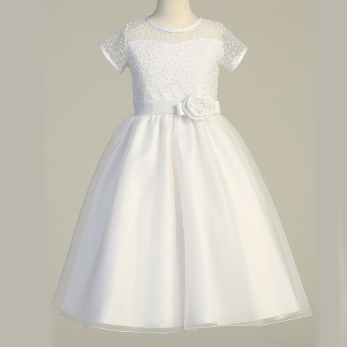 Teresa, Extended Sizes, First Communion Dress without model