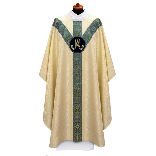 Marian Chasuble Cream Color from Alba House