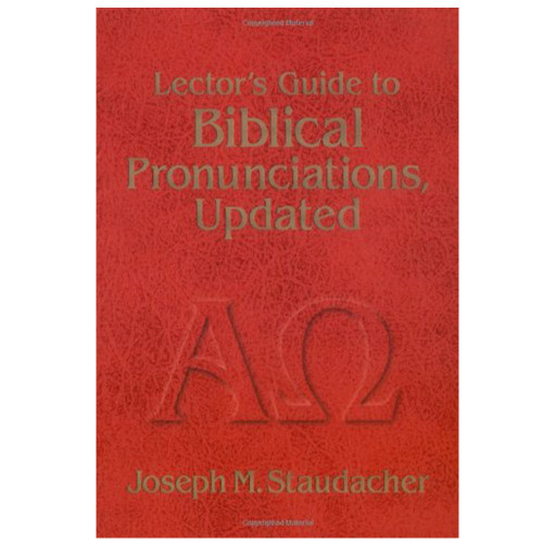 Lector's Guide to Biblical Pronunciations, Updated front cover