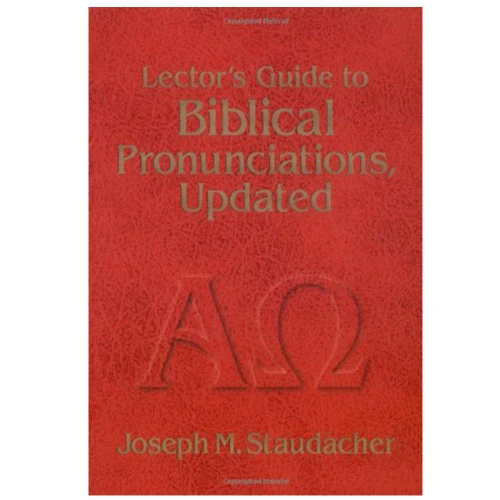 Lector's Guide to Biblical Pronunciations, Updated front cover