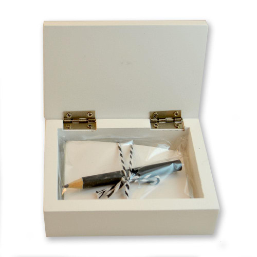Inside a Wood Prayer Box 4.5 x 3.25 3