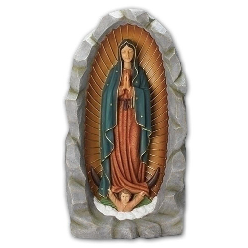 Our Lady of Guadalupe Grotto Statue 36IN