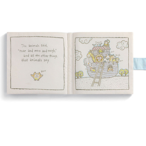 Inside pages of The Story of Noah Baby Book