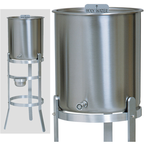 K181-6 6 Gallon Holy Water Tank with Aluminum stand