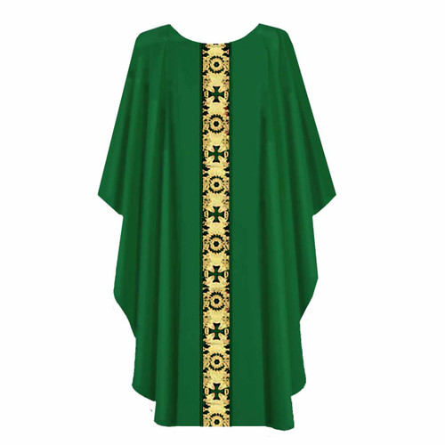 850 Green Chasuble from Harbro