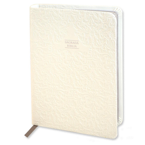 Sagrada Biblia with White Cover