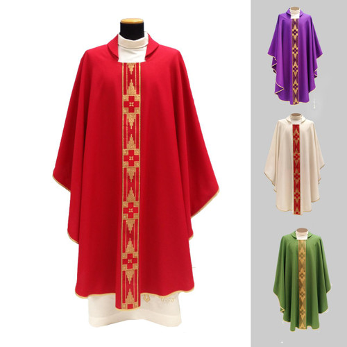513 Red Chasuble in Primavera