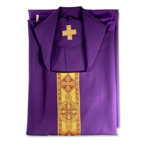 50/GAL001 Purple Venaus Chasuble