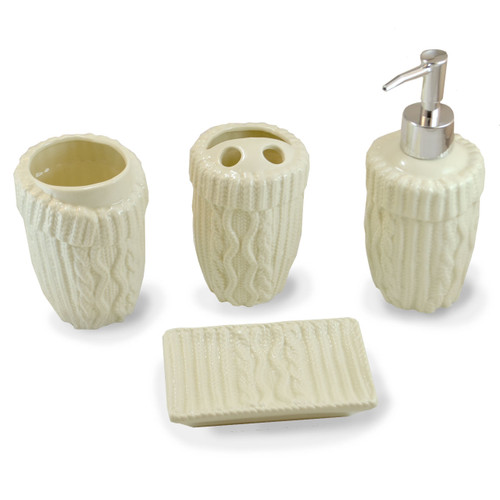 4 Pc. Aran Bath Set